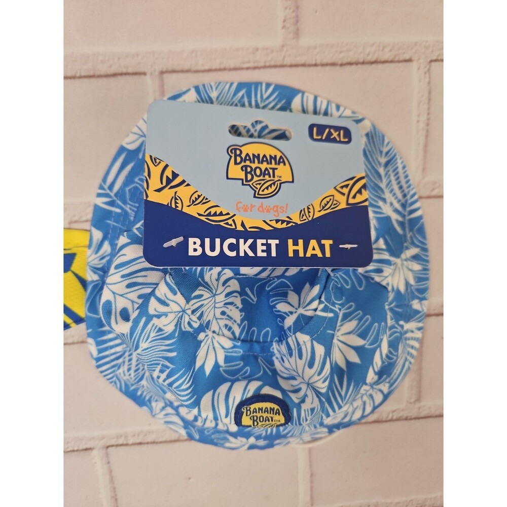 Banana Boat Bucket Hat + Cooling Bandana for dogs set small - Picture 9 of 11